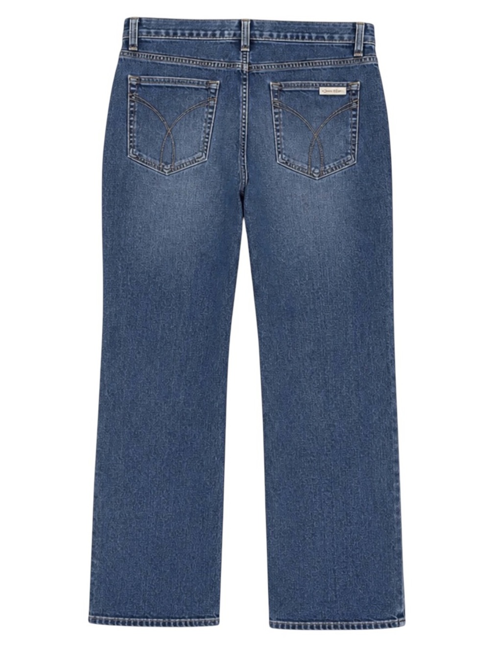 Calvin Klein Straight Leg Jeans Women’s 14 Blue Denim High Rise Cotton Classic